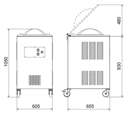 vacuum packing machine AIRLESSS S520Cd